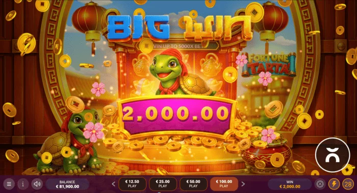Fortune Tarta – didelis laimėjimas pagrindiniame žaidime